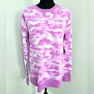 Tek Gear Ultrasoft Fleece Camouflage Sweatshirt Size Medium TALL